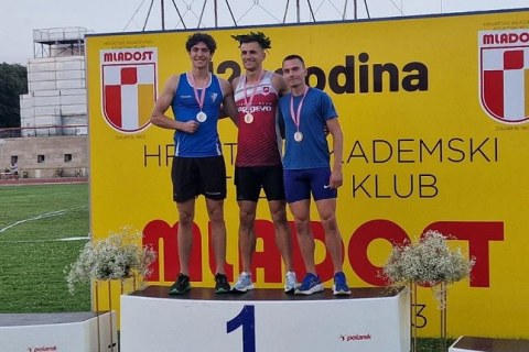 Darijo Bašić Palković osvojio srebro na međunarodnom mitingu u Zagrebu