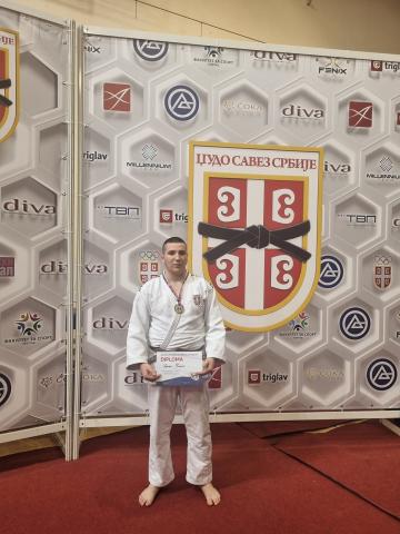 Džudista Mateja Borojević odbranio titulu kadetskog šampiona Srbije (+90kg)