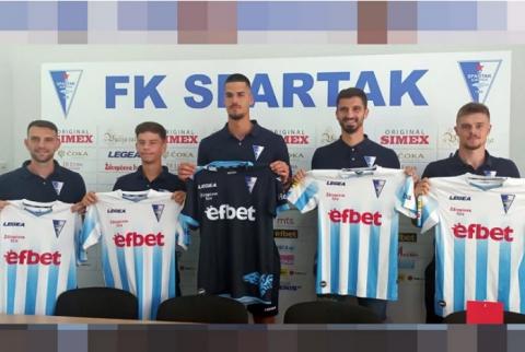 FK „Spartak“ predstavio nove igrače