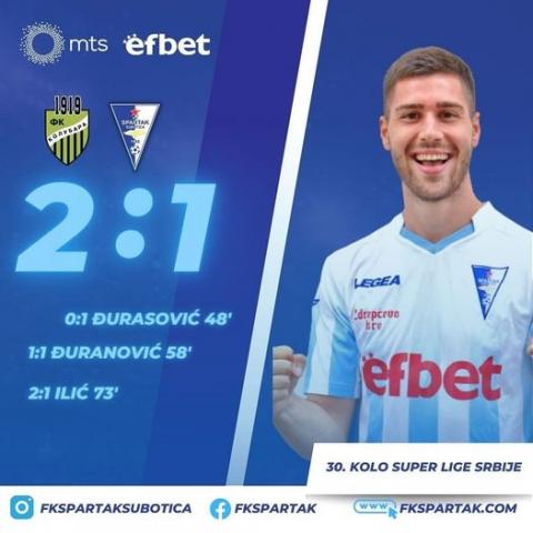 Fudbaleri Kolubare bolji od Spartaka