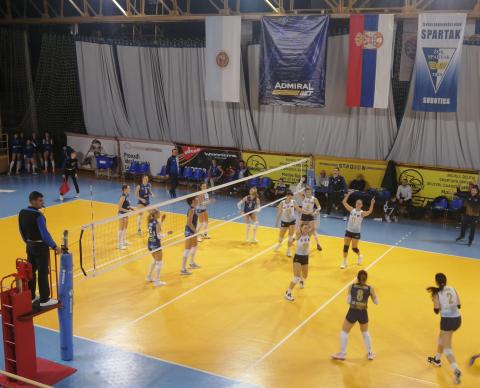 Odbojkašice Spartaka slavile protiv Inđije