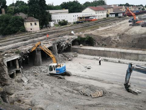 Zatvoren podvožnjak kod Patrije