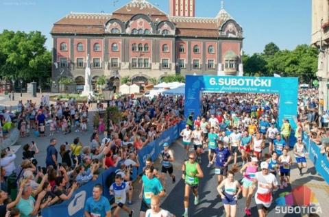 Velimir Bojović i Izabela Mesaroš pobednici 6. „Subotičkog polumaratona“ Velimir Bojović i Izabela Mesaroš pobednici 6. „Subotičkog polumaratona“