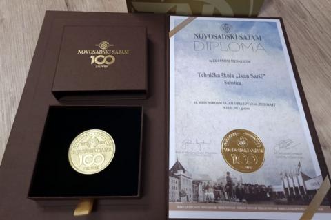 Tehnička škola „Ivan Sarić“ dobitnik zlatne medalje za kvalitet