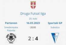 Futsaleri Spartaka slavili u Smederenskoj Palanci