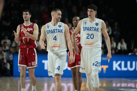 Spartak u napetoj završnici nadigrao FMP i ostao u trci za plej-in Spartak u napetoj završnici nadigrao FMP i ostao u trci za plej-in