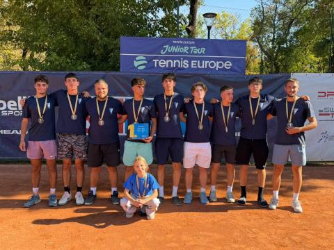 Teniseri Spartaka prvaci države do 18 godina Teniseri Spartaka prvaci države do 18 godina