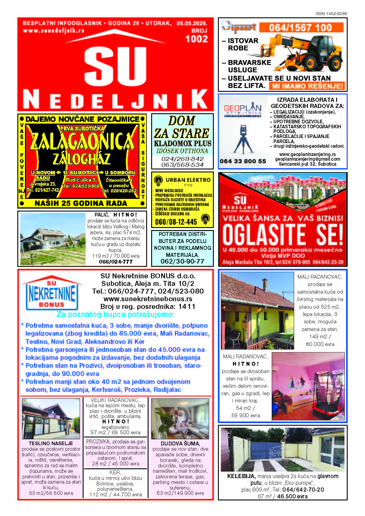 Su Nedeljnik 1002. broj