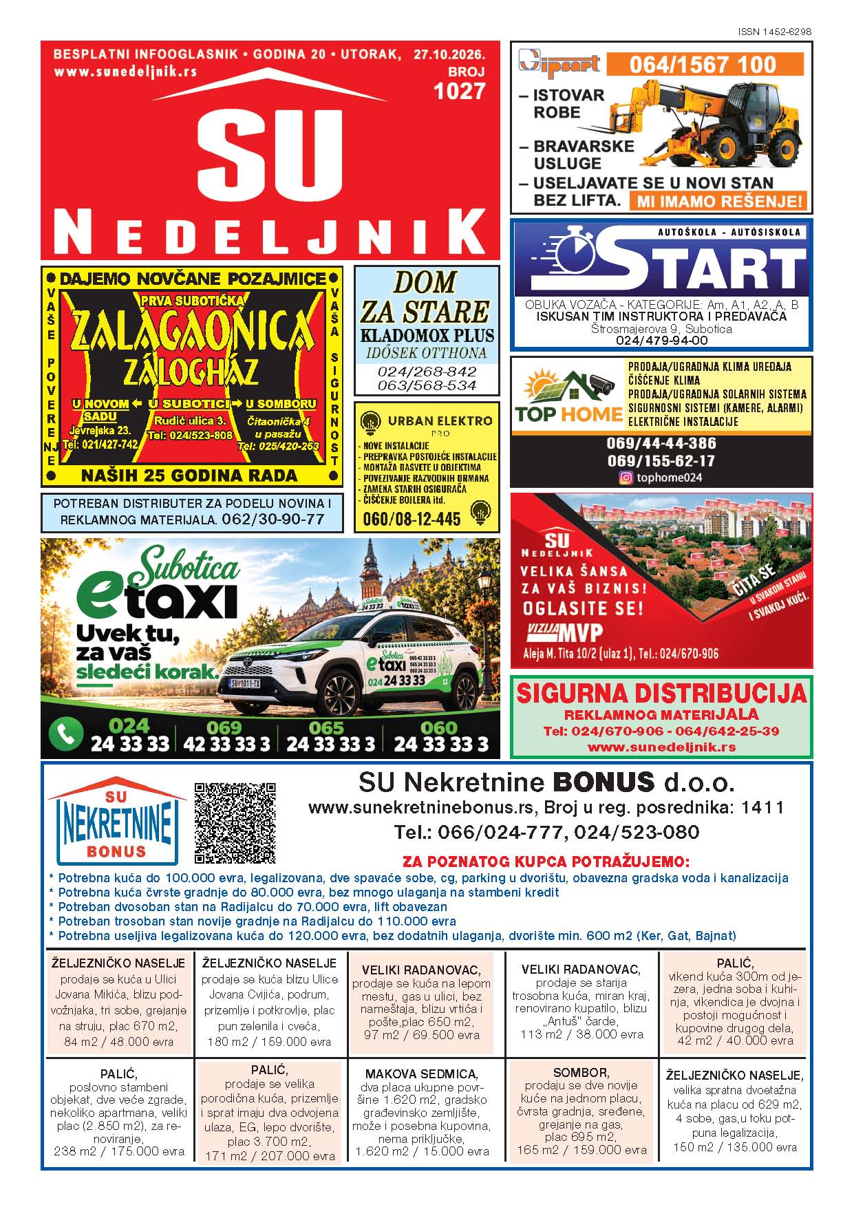 Su Nedeljnik 1027. broj