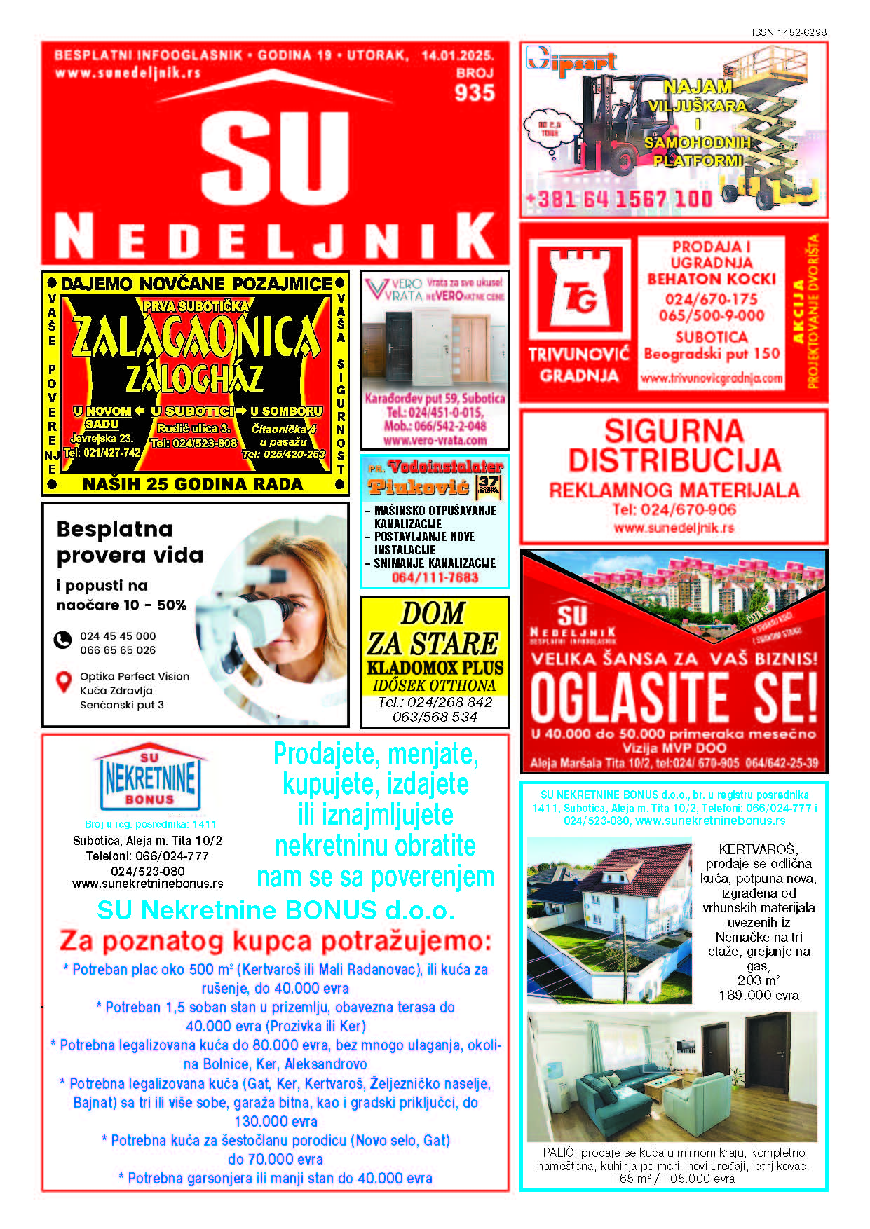 Su Nedeljnik broj 935