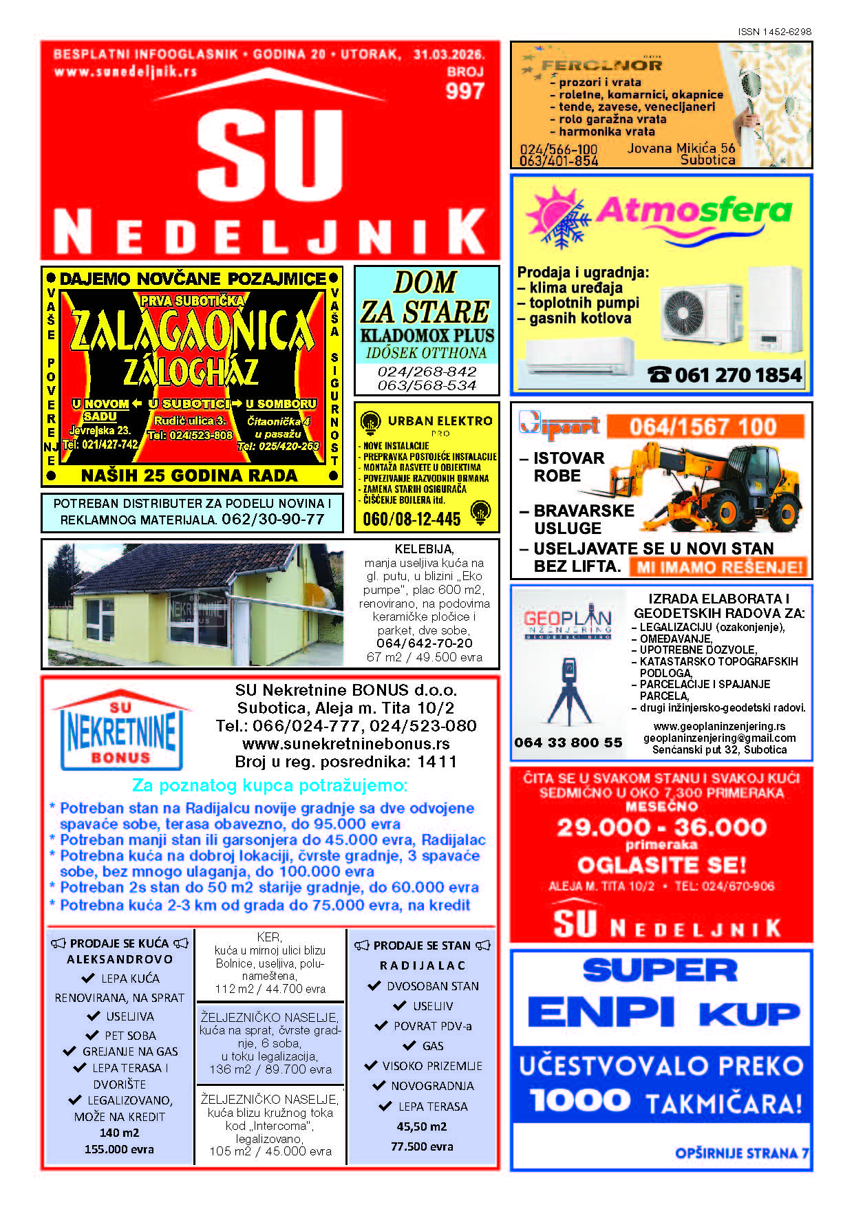 Su Nedeljnik 996. broj Su Nedeljnik 996. broj